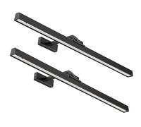 LABOREDUCER Rechargeable Picture Lights for Wall 2 Pack,6500mAh Battery Operated Picture Lights with Remote,Wireless LED Dartboard Frame Gallery Display Art