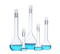 Labotatory 2pcs/lot 1-2000mL Clear Lab Measuring Volumetric Flask Quantitative Shaker Pyknowmeter Laboratory Equipment(25mL 2pcs)