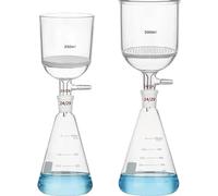 Labotatory Laboratory Glass Sand Core Filtration Suction Filtration Device Vacuum Solvent Filter Glass Instrument 50/100/250/500/1000/2000(500ml with 100ml)