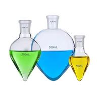 Labotatory Pear-shaped Flask Thickened Pear-shaped Bottle Chicken Heart Bottle 5/10/25/50/100/150/250/500/1000ml(150ml Mouth 19)