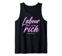 Labour Not to Be Rich Proverbs 23:4 Bible Verse Scripture Tank Top