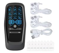 Labour Pain Simulator for Men, with 8 Massage Modes and 8 Pad Changes, Rechargeable Acupuncture Massage Machine for Back, Neck