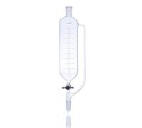 Laboy Glass 1000ml Addition Graduated Pressure Equalizing Dropping Funnel/Lines W/ 24/40 Joint At Top And 2mm PTFE Stopcock