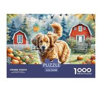 Labradoodle 1000 Pieces Jigsaw Puzzles Engaging Family Games Jigsaw Puzzles Beautiful Decoration for Adults & Families 52x38cm/1000pcs