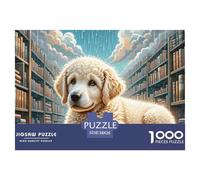 Labradoodle 1000 Pieces Jigsaw Puzzles Engaging Home Decoration Jigsaw Puzzle Beautiful Decoration for Adults & Families 38x26cm/1000pcs