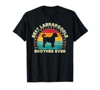 Labradoodle Brother For Men Boys Kids Black Labradoodle Dog T-Shirt
