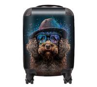 Labradoodle Dog Splashart Suitcase Warren Reed - Designer Multi Mini Cabin