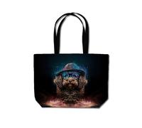 Labradoodle Dog With Glasses Splashart Beach Shopper Tote Bag Warren Reed - Designer Multi One Size