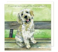 Labradoodle Greeting Card, 14.5 x 14.5 cm, Sustainable Card with Envelope