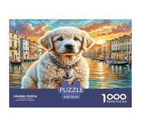 Labradoodle Jigsaw Puzzle 1000 Pieces for Adults Educational Games Puzzle Gifts for Men Home Decoration 100% Recvcled Cardboard 70x50cm/1000pcs