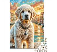 Labradoodle Jigsaw Puzzles Puzzles for Adults Kids. 1000 Piece Impossible Challenge Toy Educational Games Home Decoration for Educational Games Gifts 1000pcs (75x50cm)