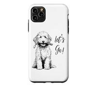Labradoodle “Let’s Go!” Design - Happy Doodle Design Case for iPhone 11 Pro Max