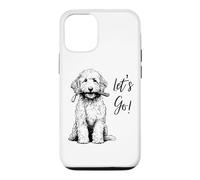 Labradoodle “Let’s Go!” Design - Happy Doodle Design Case for iPhone 12/12 Pro