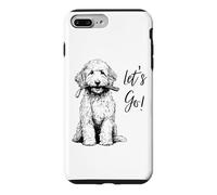 Labradoodle “Let’s Go!” Design - Happy Doodle Design Case for iPhone 7 Plus/8 Plus