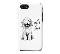 Labradoodle “Let’s Go!” Design - Happy Doodle Design Case for iPhone SE (2020) / 7/8
