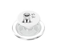 Labradoodle “Let’s Go!” Design - Happy Doodle Design PopSockets PopGrip for MagSafe