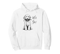 Labradoodle “Let’s Go!” Design - Happy Doodle Design Pullover Hoodie