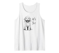 Labradoodle “Let’s Go!” Design - Happy Doodle Design Tank Top