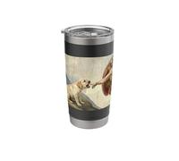 Labrador Biting God's Hand Funny Labrador Stainless Steel Insulated Tumbler