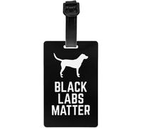 Labrador Black Labs Luggage Tag List, Travel Backpack Quick Identification