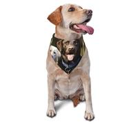 Labrador Dog Bandana Pet Scarf Accessories for Small Medium Dogs Cats Photo Prop, Triangle Pet Bandanas Adjustable Puppy Bib Washable Dog Kerchief Puppy Neckerchief