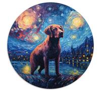 Labrador Dog Jigsaw Puzzles Puzzle for Adults Kids. 1000 Pieces Whimsical Challenge Toy Educational Game Home Decoration for Adults& Kids Age 14 Years Up 1000pcs (67.5x67.5cm)