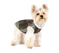 Labrador Dog Lab Chocolate,Cotton Sleeveless Pet T-Shirt Soft Stretchy Puppy Breathable Vest,S
