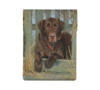 Labrador Dog Lab Chocolate, PU Leather Laptop Sleeve, Notebook Bag Laptop Case Sleeve Tablet Briefcase