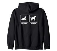 Labrador Dog Lover Funny Zip Hoodie