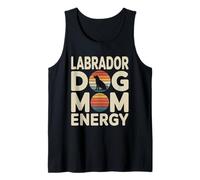 Labrador Dog Mom Energy Cute Retriever Puppy Tank Top