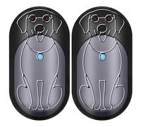 Labrador Dog Rechargeable Hand Warmers 2 Pack, 3000mAh Portable, for Men, Christmas, Outdoor Camping, Hunting Accessories (Black Gray, L)