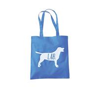 Labrador Dog Tote Bag - cornflower blue One Size