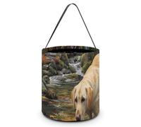 Labrador Dog Walking in The Forests Halloween Tricking Or Treating Bag