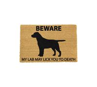 Labrador doormat - Regular 60x40cm Artsy Mats Black 40cm x 60cm