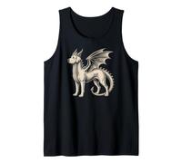 Labrador Dressed as a Dragon Funny Dog Costume Tank Top