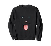 Labrador Face Funny Cute Lab Dog Costume I love my Labrador Sweatshirt
