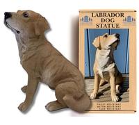 Labrador Garden Ornaments Outdoor | Yellow Labrador Gifts for Women | 23cm Labrador Statue - Hand Painted Pet Lab Garden Statue | Weather Resistant Labrador Ornament | Intracte Detailed Lab Gifts