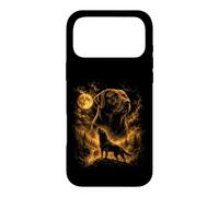 Labrador Howling To The Moon Forest Scene Case for iPhone 17 Pro Max