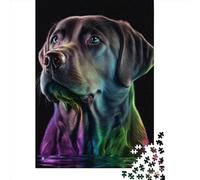 Labrador Illustration Colo Puzzle for Adults And Teenagers 1000 Pieces Puzzle for Adults Sustainable Puzzle Games 1000pcs (75x50cm)