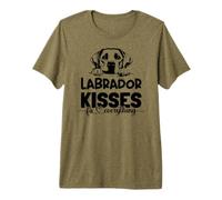 Labrador Kisses fix Everything Premium T-Shirt