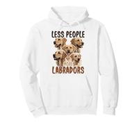 Labrador, Less People More Labradors Pullover Hoodie