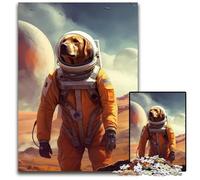 Labrador Mars JigsawPuzzle 1000 Pieces for Adults Wooden Jigsaw Creative Family GameHome Decor for Teenagers 1000 PCS(75x50cm)