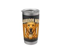 Labrador Mom Decaf is Not an Option Retriever Stainless Steel Insulated Tumbler