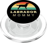 Labrador Mommy in Retro Colours for Dog Owners PopSockets PopGrip for MagSafe