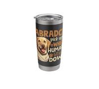 Labrador Pick Up Us When Humans Let Us Down Stainless Steel Insulated Tumbler