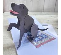 LABRADOR POP UP GREETING CARD