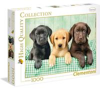 Labrador Puppies Puzzle 1000 Piece Three Labs Dog Jigsaw Puzzle