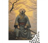 Labrador-Puzzle mit 1000 Teilen, für Erwachsene & Lernpuzzle aus Holz für Kinder, 1000 Teile (75 x 50 cm)