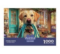 Labrador Retriever 1000 Piece Adults Puzzle Kids Age Games Gifts Birthday Difficult Impossible Challenge High Difficulty 52x38cm/1000pcs