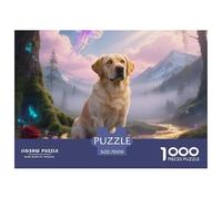 Labrador Retriever, 1000-piece Jigsaw, Fun Family Activity And Brain Training, Great for Presents Or Artistic Display, Suitable for Ages 8+, Pet Dog, 70x50cm/1000pcs